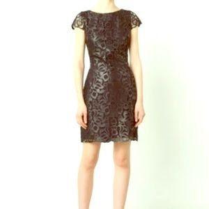 Alice+Olivia Penni Faux Leather Dress Size 10